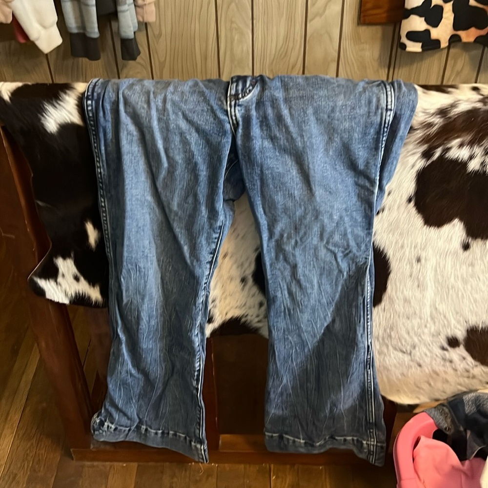 Wrangler flare trousers